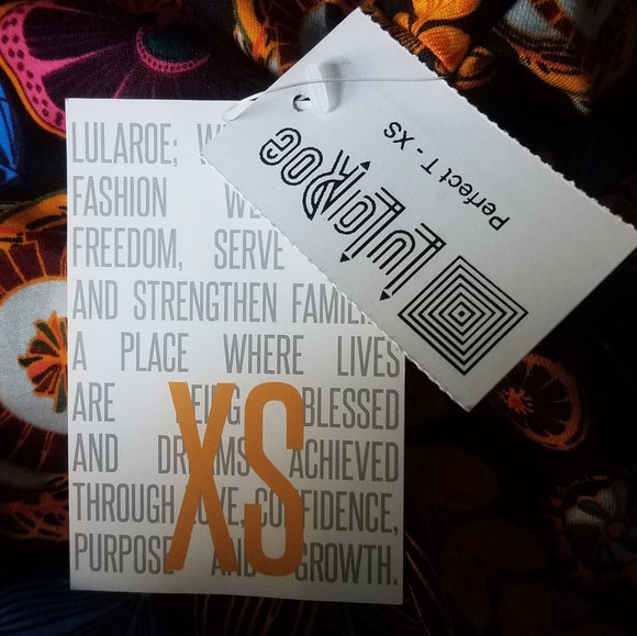 XS Lularoe Perfect Tee - Picture 4 of 5